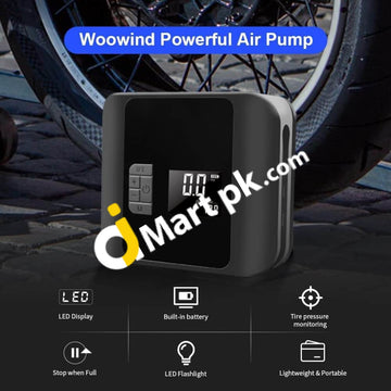 Woowind Cp3 150Psi 2000Mah Portable Rechargeable Tire Inflator - Imported From Uk